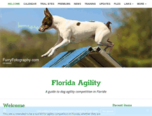 Tablet Screenshot of floridaagility.com